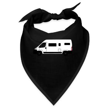 Wohnmobil - Bandana - Schwarz - Vorne