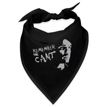 erinnere mich an die Neigung - Bandana - Schwarz - Vorne