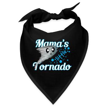 Funny Mama's Little Tornado - Bandana - Schwarz - Vorne