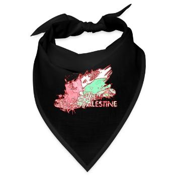 Palästina-Flagge Frei G5 - Bandana - Schwarz - Vorne
