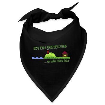Friesenjung - Bandana - Schwarz - Vorne