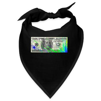 Dollar - Bandana - Schwarz - Vorne