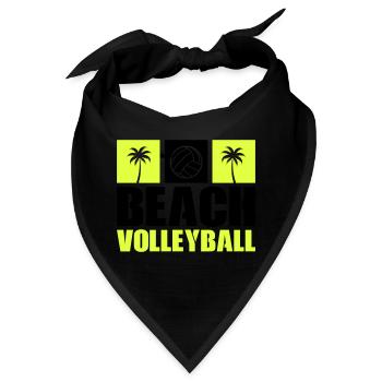 Beachvolleyball - Bandana - Schwarz - Vorne