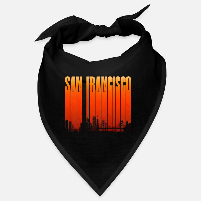 San Francisco Skyline Gradient Bandana
