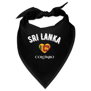 Sri Lanka Colombo - Bandana - Schwarz - Vorne