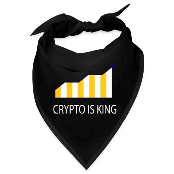 Bitcoin Trading Crypto Aktien - Bandana - Schwarz - Vorne