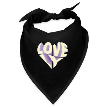 Bezaubernd - Bandana - Schwarz - Vorne