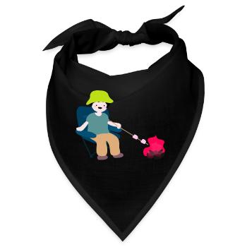 Camping5 - Bandana - Schwarz - Vorne