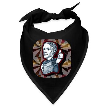 Römer/Rom/Italien - Bandana - Schwarz - Vorne