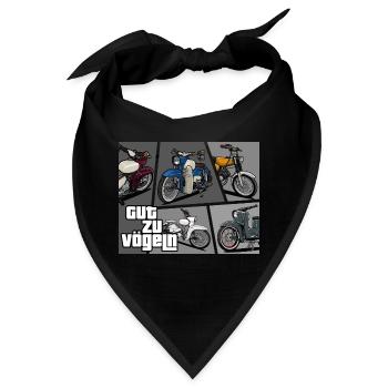 S51, Habicht, Sperber, KR51/1 // Gut zu Vögeln - Bandana - Schwarz - Vorne