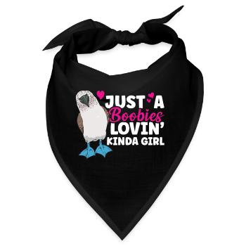 Blaufußtölpel Blue-footed Booby Seevogel - Bandana - Schwarz - Vorne