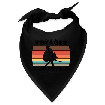 Voyager 1977 Retro-Raumsonden-Mission - Bandana - Schwarz - Vorne