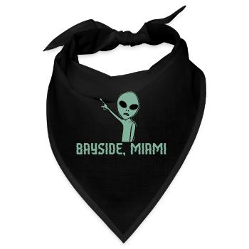 Bayside Miami Shadow Alien - Bandana - Schwarz - Vorne