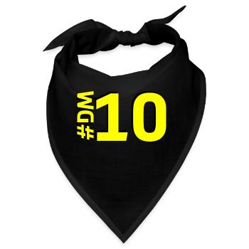 DM10-KARTON - Bandana - Schwarz - Vorne