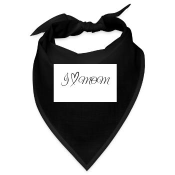 Mama - Bandana - Schwarz - Vorne