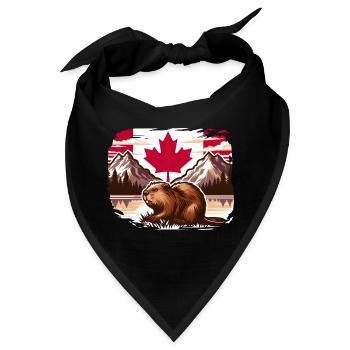 Kanada Bieber 4 - Bandana - Schwarz - Vorne