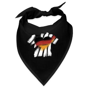 UNTERSTÜTZENDE KLEIDUNG - Bandana - Schwarz - Vorne