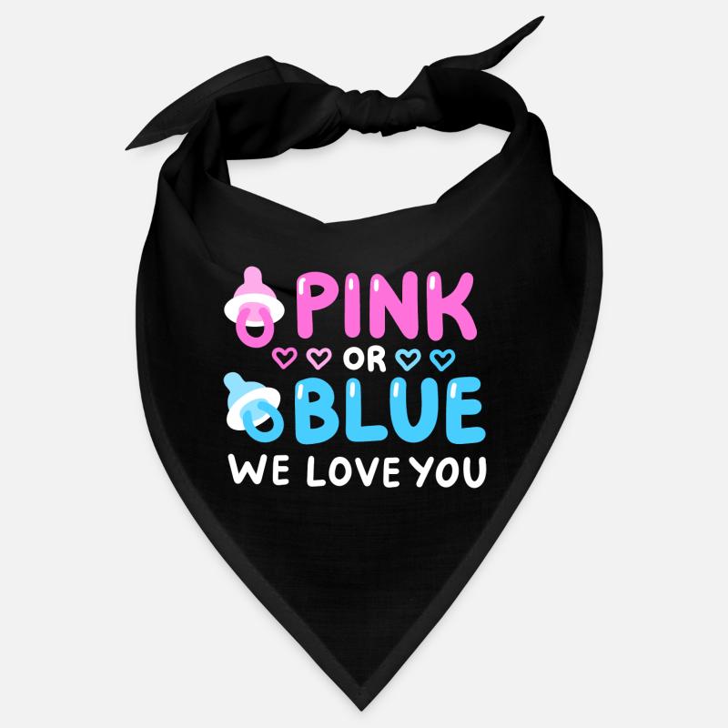 Gender Reveal Party Pink oder Blau Bandana