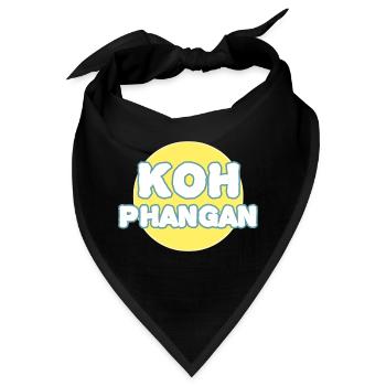 Vollmond K8h Pha-ngan K8h Phangan - Bandana - Schwarz - Vorne