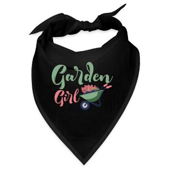 Garden Girl Botanical Gardening - Bandana - Schwarz - Vorne