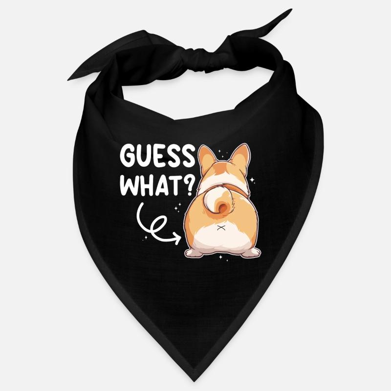 Devinez ce que dit Corgi Butt Bandana