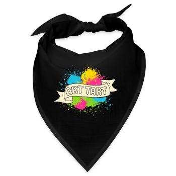 Artist Painter Graphic Art Tart Art - Bandana - Schwarz - Vorne