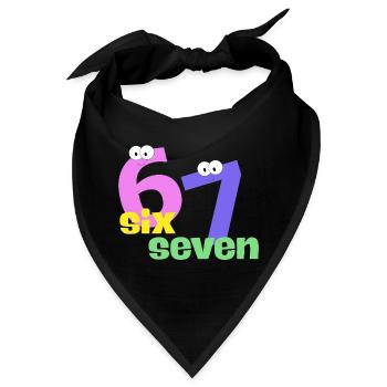 Six Seven Trend - Bandana - Schwarz - Vorne
