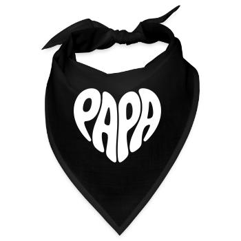 Papa - Bandana - Schwarz - Vorne