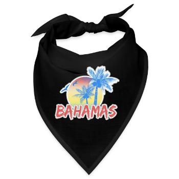 Bahamas - Bandana - Schwarz - Vorne