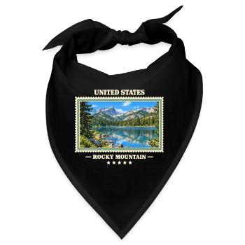 Vereinigte Staaten Rocky Mountain Nationalpark - Bandana - Schwarz - Vorne