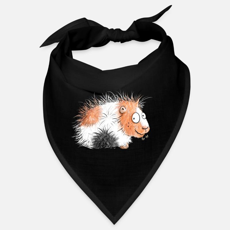 Süßes Meerschweinchen mit Gänseblümchen I Geschenk Bandana