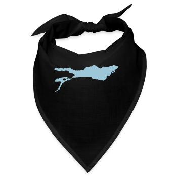 bodensee - Bandana - Schwarz - Vorne