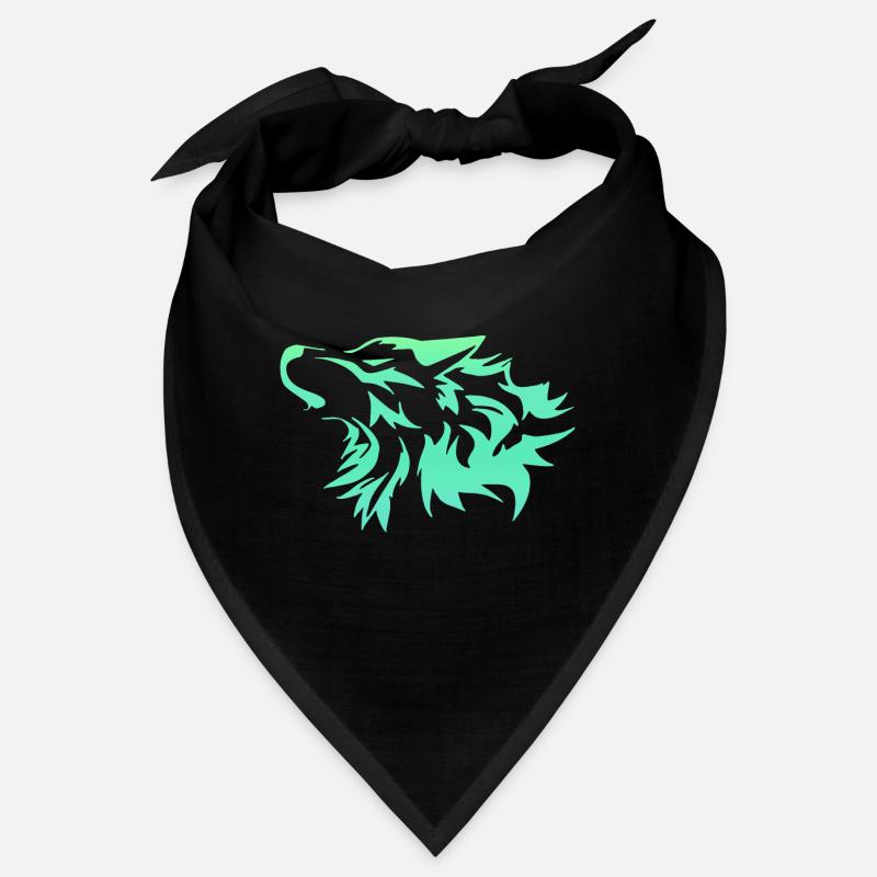 Loup vert vif Bandana