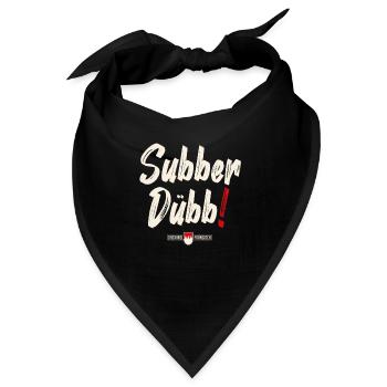 Subber Duebb! - Bandana - Schwarz - Vorne