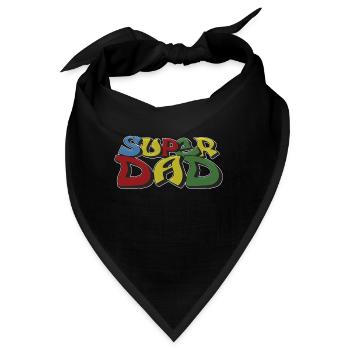 Super DAD - Bandana - Schwarz - Vorne