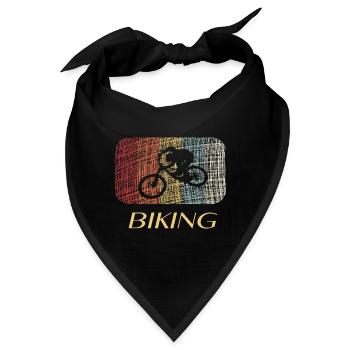Biking - Bandana - Schwarz - Vorne