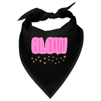 GLOW Sternenstaub - Bandana - Schwarz - Vorne