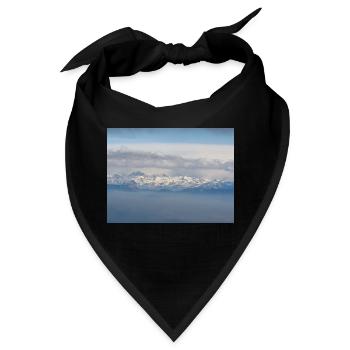 Die Alpen - Bandana - Schwarz - Vorne