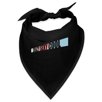 crazy sexy cool Design - Bandana - Schwarz - Vorne