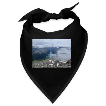 Blick auf den Schlegeis Stausee - Bandana - Schwarz - Vorne