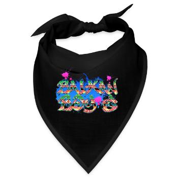 Balkan Junge Exyu Rock Bosnien Kroatien Serbien - Bandana - Schwarz - Vorne