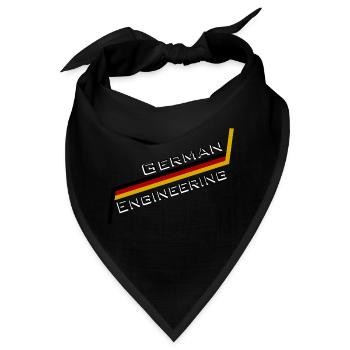 German Engineering - Bandana - Schwarz - Vorne