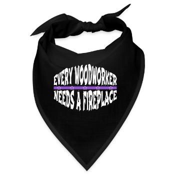 humor carpenter carpenter plumber - Bandana - Schwarz - Vorne