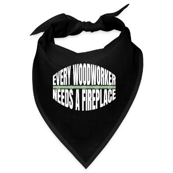 lumber carpenter jokes carpenter work tshirts - Bandana - Schwarz - Vorne