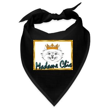 Madame Chic, T-Shirt, Pullover, Accessoires - Bandana - Schwarz - Vorne