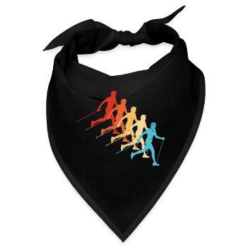 Nordic Walking Walking Damen Nordic Walker - Bandana - Schwarz - Vorne