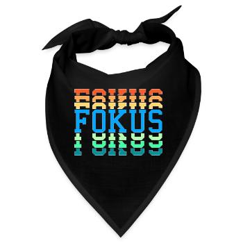 Fokus - Bandana - Schwarz - Vorne