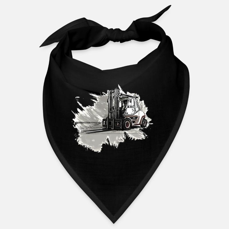 Gabelstapler - Bandana - Schwarz