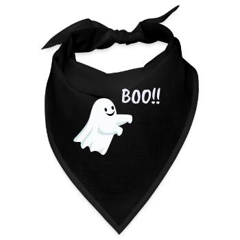 ghost boo!! - Bandana - Schwarz - Vorne