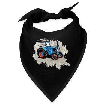 Traktor Lanz - Bandana - Schwarz - Vorne